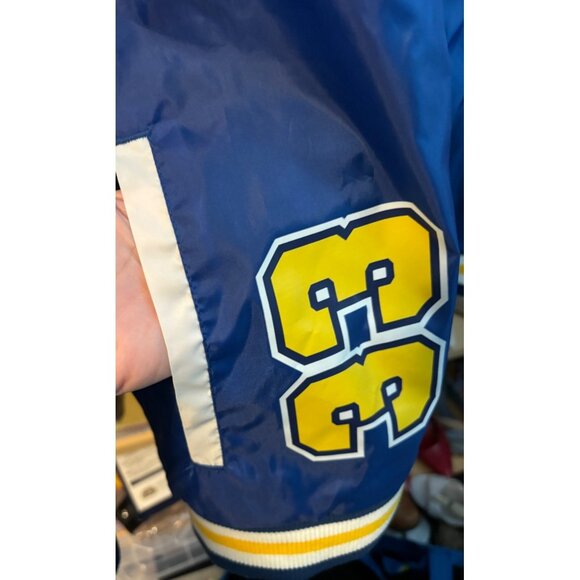 Retro Reason NWT Local Legends Varsity Jacket 2006 Blue White Quilted Design XL - Picture 4 of 6